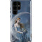 Fairy with Black Cat Sitting on Moon by Nene Thomas Galaxy Cases